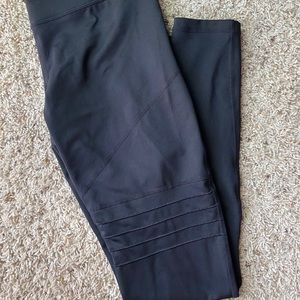 Zella- Moto Black Leggings- Size Medium.